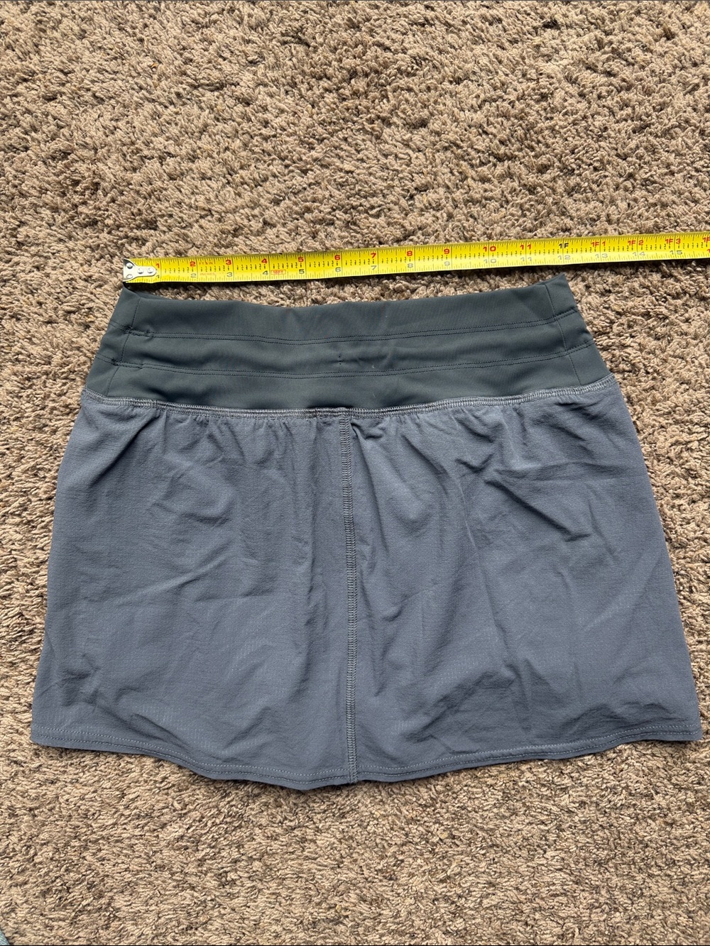Vuori lightweight active skort, slate grey/blue, Sz. small - NWOT - Picture 9 of 10